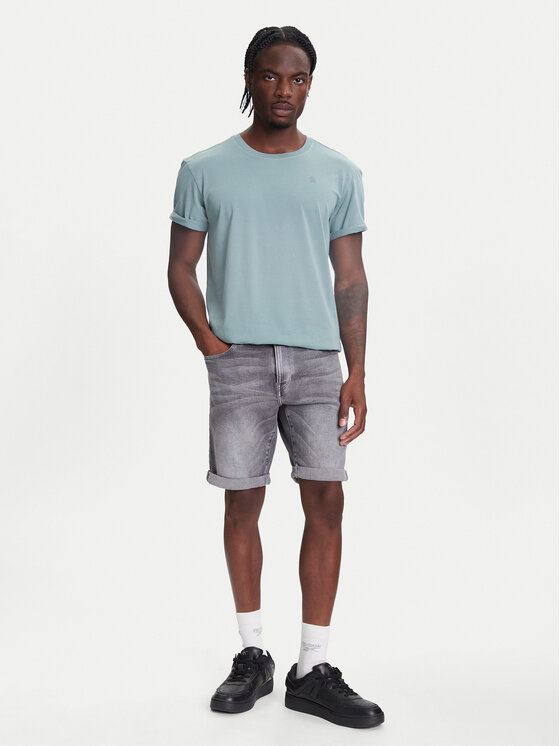 G-Star Raw G-Star Raw T-Shirt Lash D16396-2653 Niebieski Regular Fit
