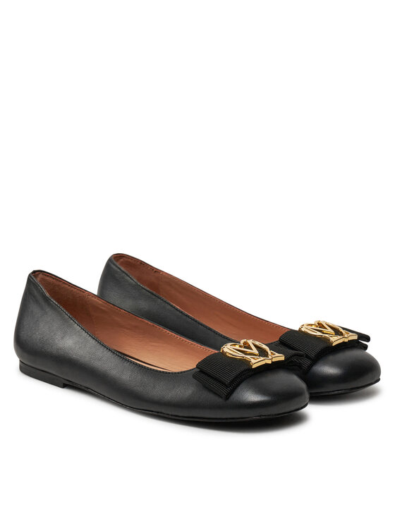 LOVE MOSCHINO LOVE MOSCHINO Baleriny JA11041G0LIE0000 Czarny