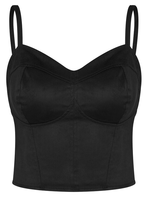 Guess Guess Top W6RH03 WJ472 Negru Slim Fit