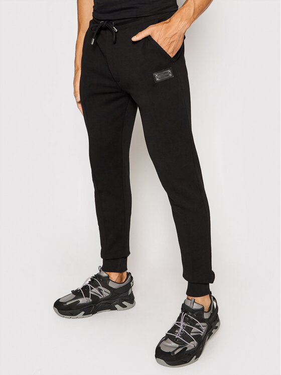 Pantaloni da tuta LLJ100758U Nero Regular Fit