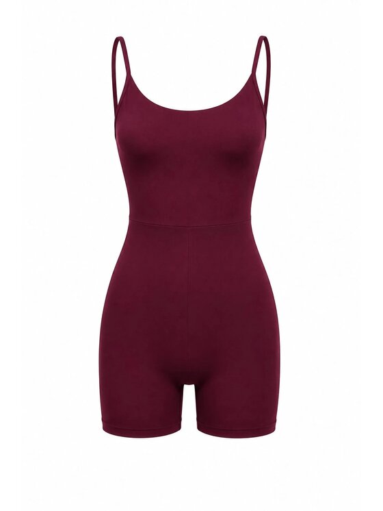 MANDRAGORA MANDRAGORA Body WU&S Bordowy Ahletic Fit