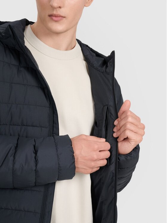 4F 4F Giubbotto piumino 4FWAW25TDJAM598-20S Nero Regular Fit