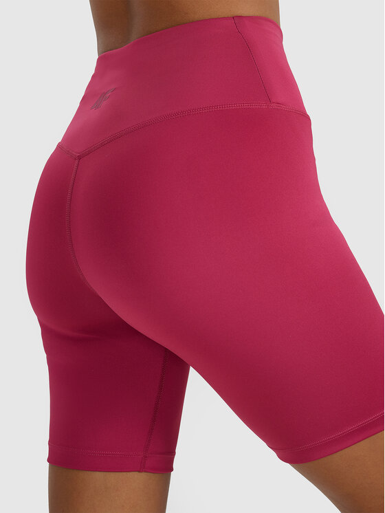 4F 4F Legginsy MULTI ACTIVE Bordowy Slim Fit