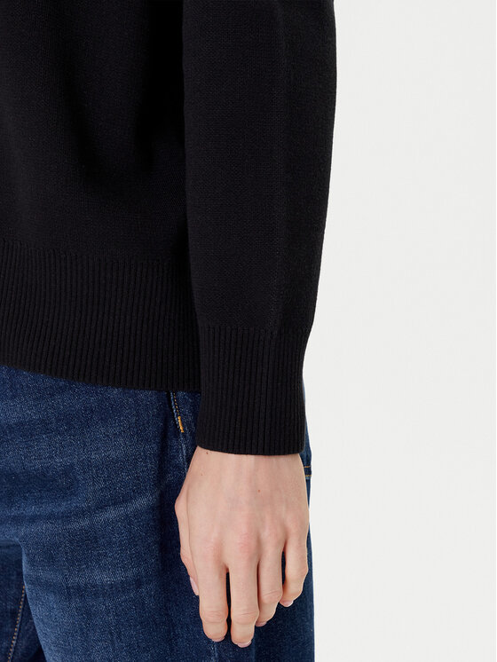 HUGO HUGO Sweter Seginy 50543020 Czarny Regular Fit