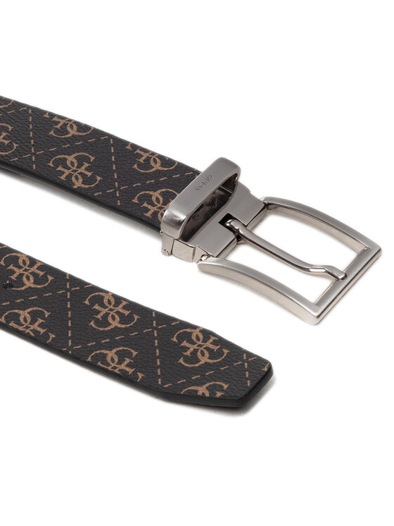 Guess Guess Cintura da uomo Vezzola Belt BM7541 LEA35 Marrone