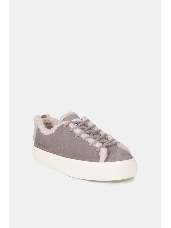 Inuikii Inuikii Sneakersy Shearling Low Šedá