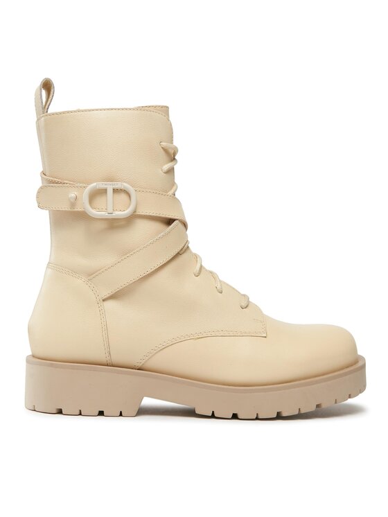 TWINSET Outdoorová obuv 232TCP050 Écru