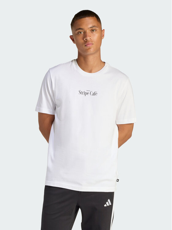adidas adidas T-Shirt 158895 Biały Regular Fit