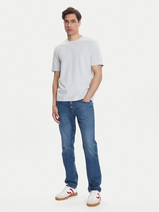 BOSS BOSS Majica Tchup 50473278 Siva Relaxed Fit