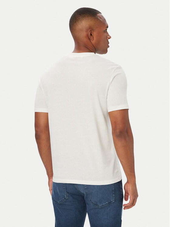 HUGO HUGO T-Shirt Dero222 50466158 Kremowy Regular Fit