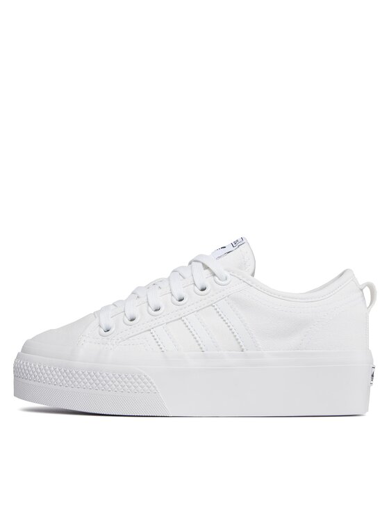 adidas adidas Sneakersy Nizza Platform W FV5322 Biały