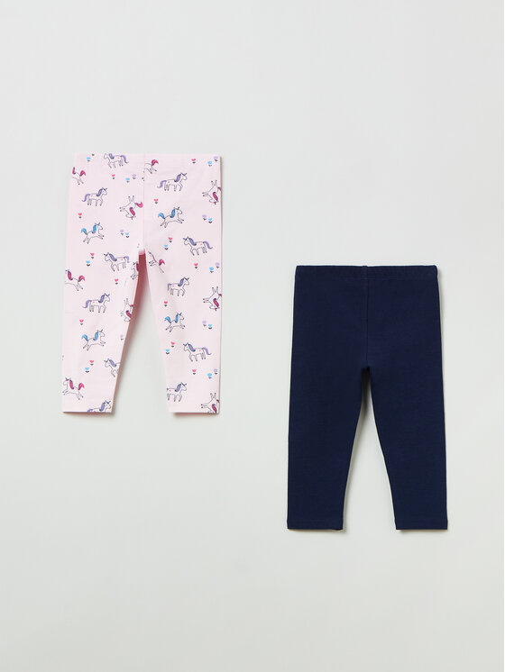 OVS OVS 2er-Set Leggings 1698435 Bunt Slim Fit