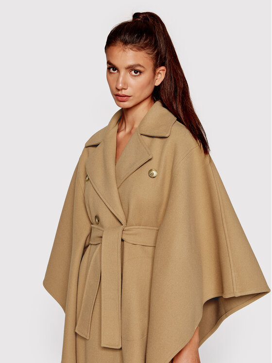 Silvian Heach Silvian Heach Преходно палто Mantella PGA22249MT Кафяв Regular Fit