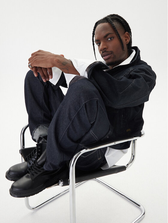 G-Star Raw G-Star Raw Джинсова куртка Kitoh 3D D27404-E207 Cиній Regular Fit