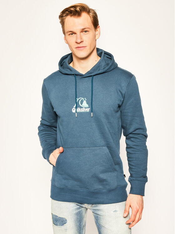 Quiksilver Sweatshirt Empty Rooms Hoodie EQYFT04090 Blau Regular