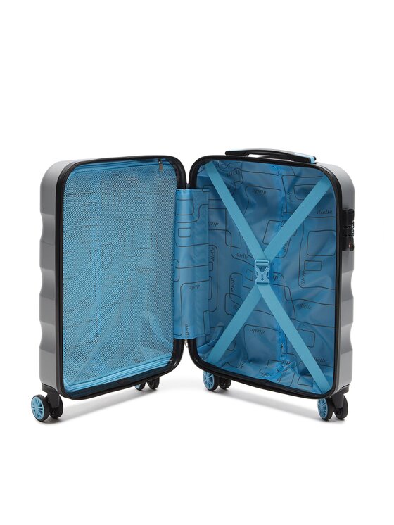 Dielle Dielle Kabinenkoffer 150 50 SI Silberfarben