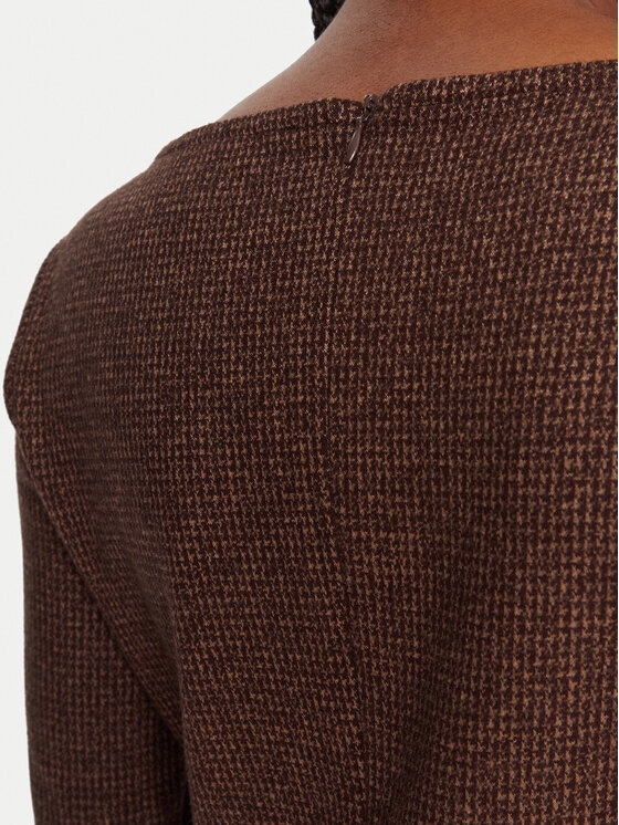 Weekend Max Mara Weekend Max Mara Pletena obleka Balocco 2525626062 Rjava Regular Fit