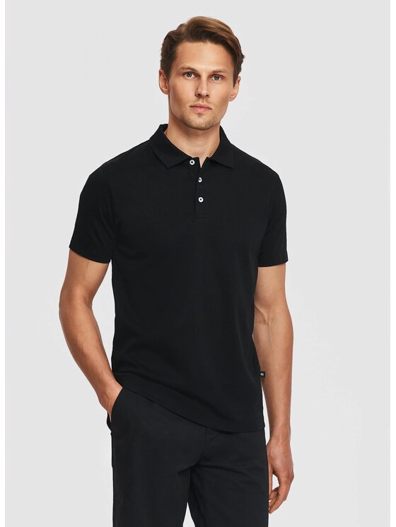 Pako Lorente Pako Lorente Polo P26SF-TX-015 Czarny Classic Fit