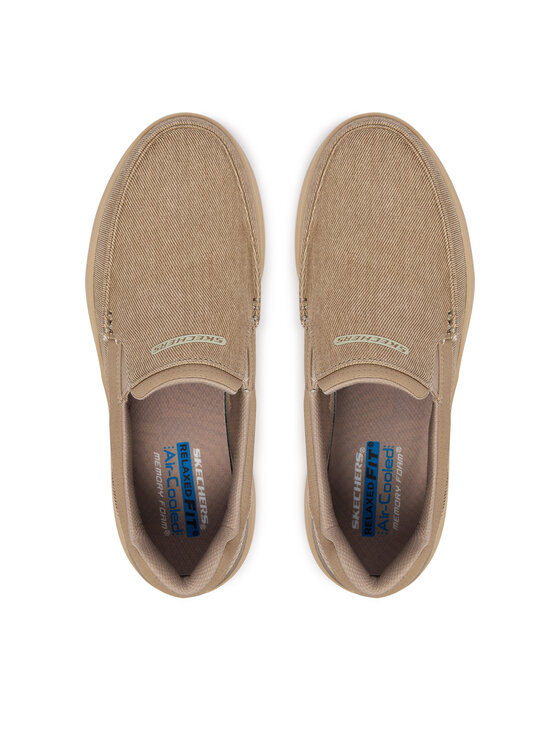 Skechers Skechers Półbuty Relaxed Fit: Hasting - Fielden 205066/TPE Beżowy
