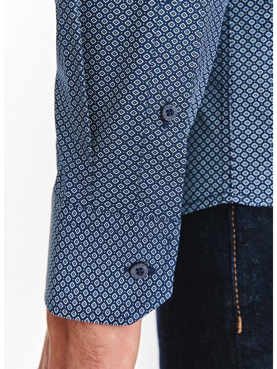 Pako Lorente Pako Lorente Koszula P25WF-1X-014 Granatowy Slim Fit