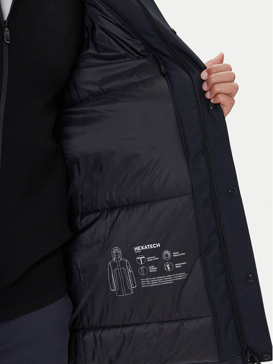 BOSS BOSS Parka Hexatech 50544563 Dunkelblau Regular Fit