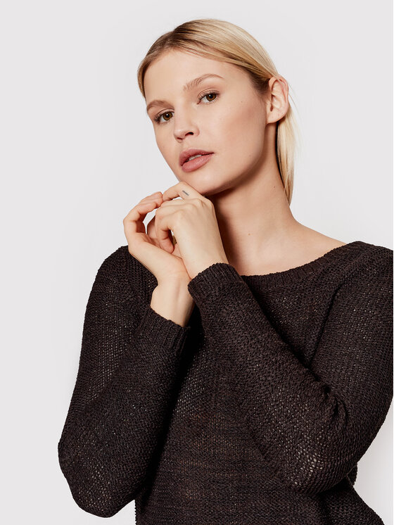 ONLY ONLY Sweter Geen 15113356 Czarny Regular Fit