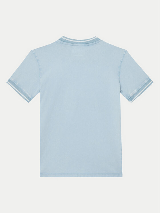 Guess Guess Tricou L5GI11 K8HM4 Albastru celest Regular Fit