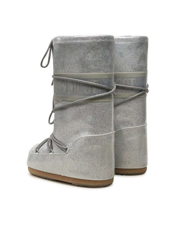 Moon Boot Moon Boot Čizme za snijeg Icon Glitter 80D1402850 Srebrna