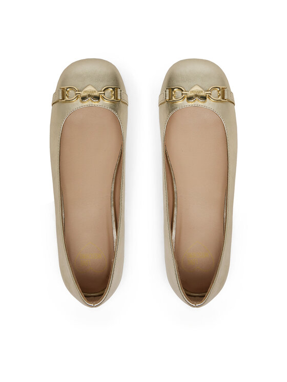 LOVE MOSCHINO LOVE MOSCHINO Balerinke JA11011G1MIF0900 Zlatna