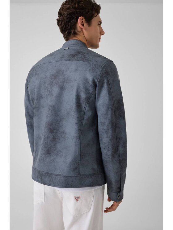 Guess Guess Bunda pro přechodné období 183293 Modrá Classic Fit