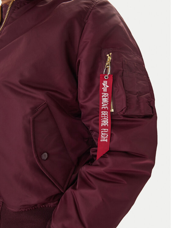 Alpha Industries Alpha Industries Bomber dzseki 258500 Bordó Regular Fit