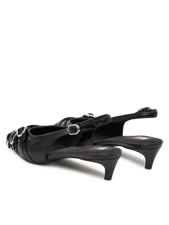 Tommy Jeans Tommy Jeans Décolleté Tjw Sling Back Kitten Heels EN0EN03171 Nero