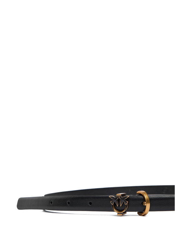 PINKO PINKO Pásek Tamboril H1,4 Belt 20252 PLT01 105482.A2QP Černá