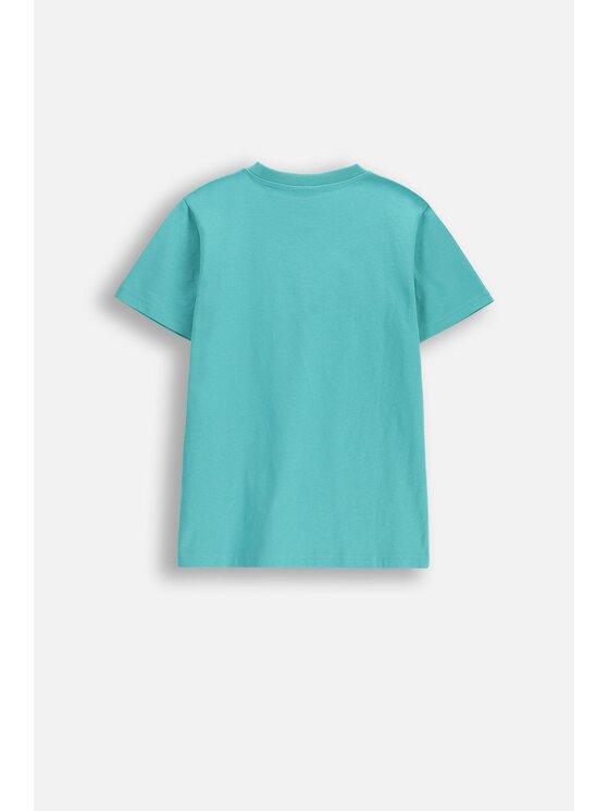 Coccodrillo Coccodrillo T-Shirt WC6143202VBB-013 Turkusowy Regular Fit