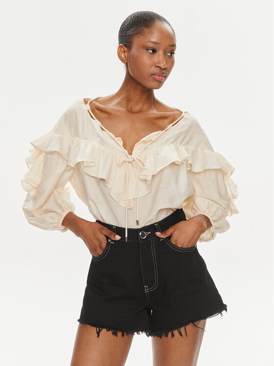 PINKO Pinko Bluza Bones 103586 A1X2 Roza Regular Fit