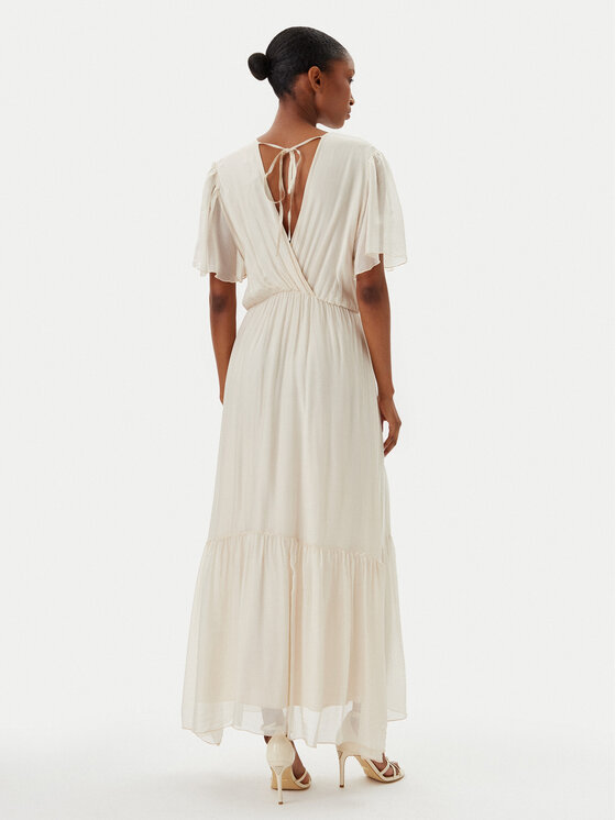 Haveone Haveone Vasaras kleita AFF-N006 Écru Loose Fit