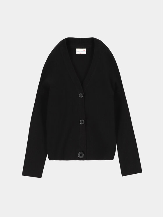 Coccodrillo Kardigán ZC3172201MGJ Čierna Regular Fit