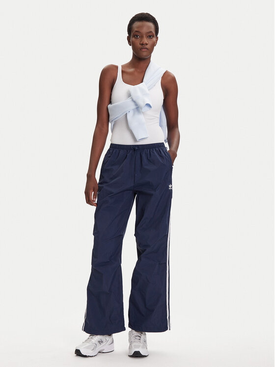 adidas adidas Melegítő alsó 3-Stripes JD3127 Sötétkék Loose Fit