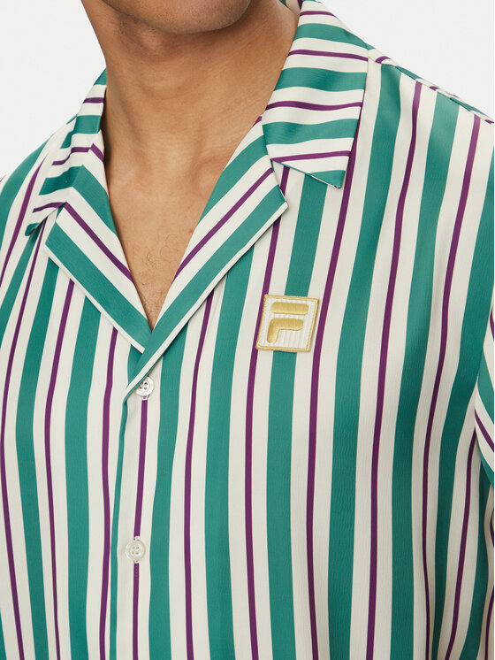 Fila Fila Camicia Lastro FAM0926 Verde Regular Fit