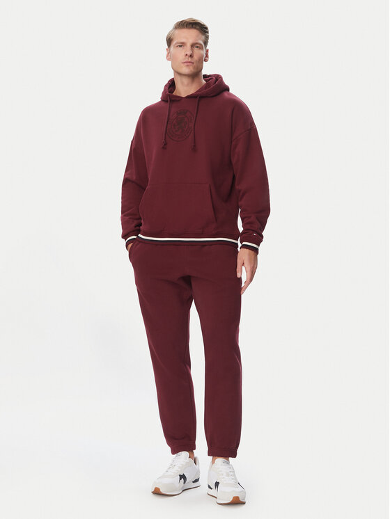 Tommy Hilfiger Tommy Hilfiger Dressipüksid UM0UM04059 Bordoopunane Regular Fit