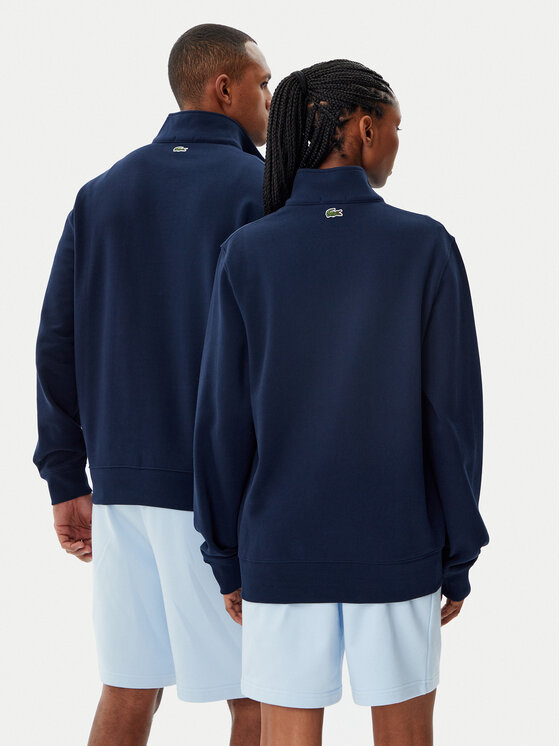 Lacoste Lacoste Mikina Unisex SH2735 Tmavomodrá Regular Fit