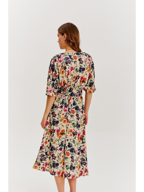 NAOKO NAOKO Sukienka codzienna Golden Meadow Kolorowy Regular Fit