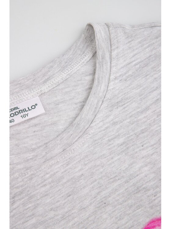 Coccodrillo Coccodrillo Tričko WC6143204SGJ-019 Sivá Regular Fit