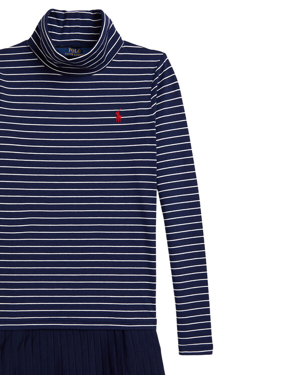 Polo Ralph Lauren Polo Ralph Lauren Trikotāžas kleita 313980676001 Tumši zils Regular Fit
