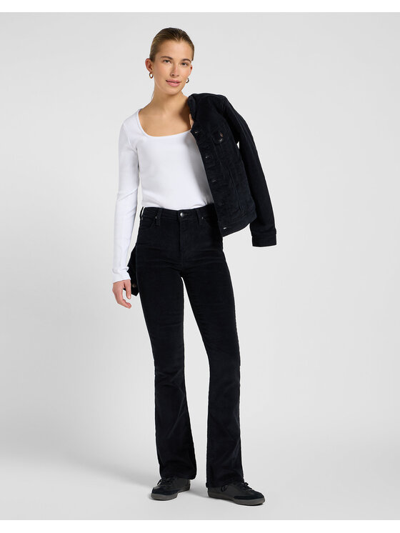Lee Lee Jeansy BREESE BOOT Czarny Bootcut Fit