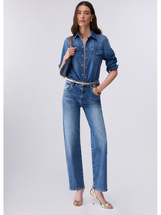 Liu Jo Liu Jo Jeansy UA6184D031478993 Błękitny Slim Fit