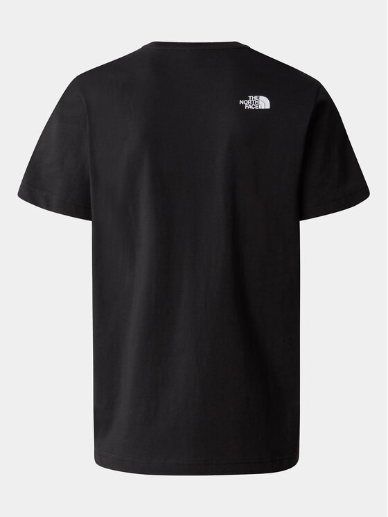 The North Face The North Face Tricou Woodcut Dome NF0A87NX Negru Regular Fit