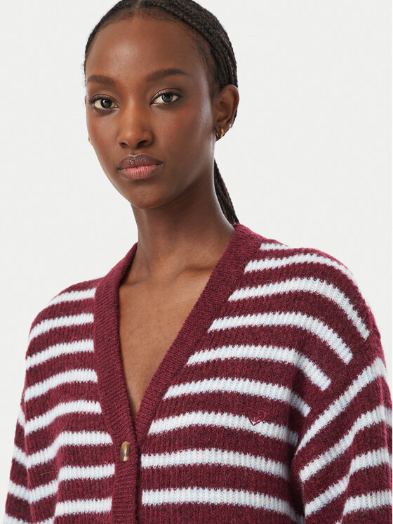 Roxy Roxy Кардиган Deep As The Ocean EBJSW00157 Бордовий Regular Fit