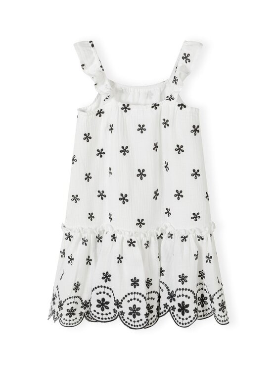 MINOTI MINOTI Sukienka codzienna 22dress7 Biały Regular Fit