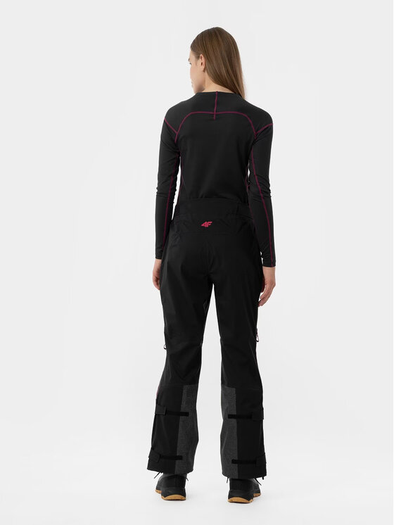4F 4F Pantaloni da sci H4Z22SPDN005-22S Nero Regular Fit